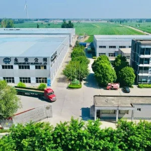 Aerial view of Anjia Group 70,000sqm wire mesh factory in Anping, China